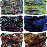 Headband Neck Gaiter Head Wrap Headwear Face Mask Magic Scarf Bandana for Men and Women