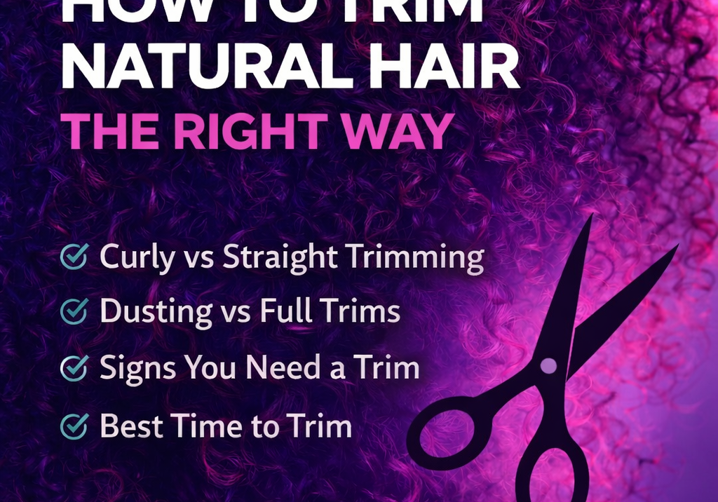 HOW TO TRIM NATURAL HAIR THE RIGHT WAY