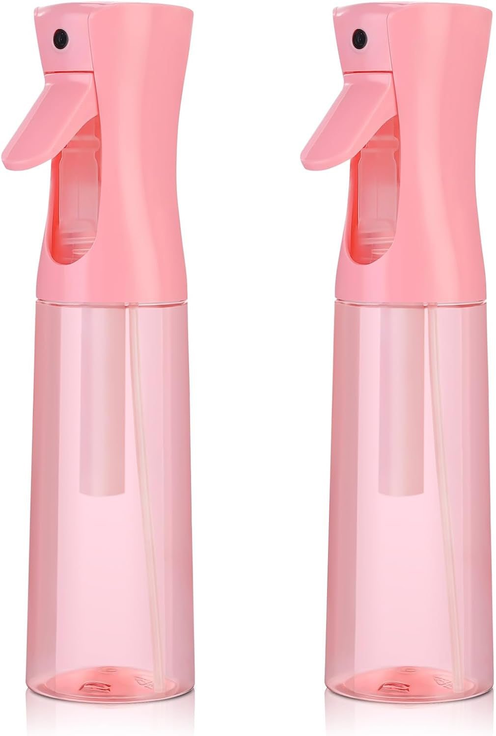 Continuous Spray Bottle for Hair (10.1Oz/300Ml) 2 Pack Home Essentials Spray Bottles for Cleaning Empty Ultra Fine Water Mister Sprayer for Hairstyling Garden Plants Curly Hair Perfume Etc