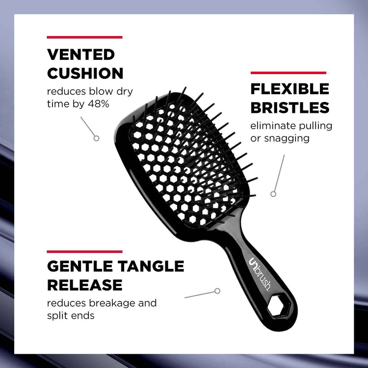 Unbrush Wet & Dry Vented Detangling Hair Brush