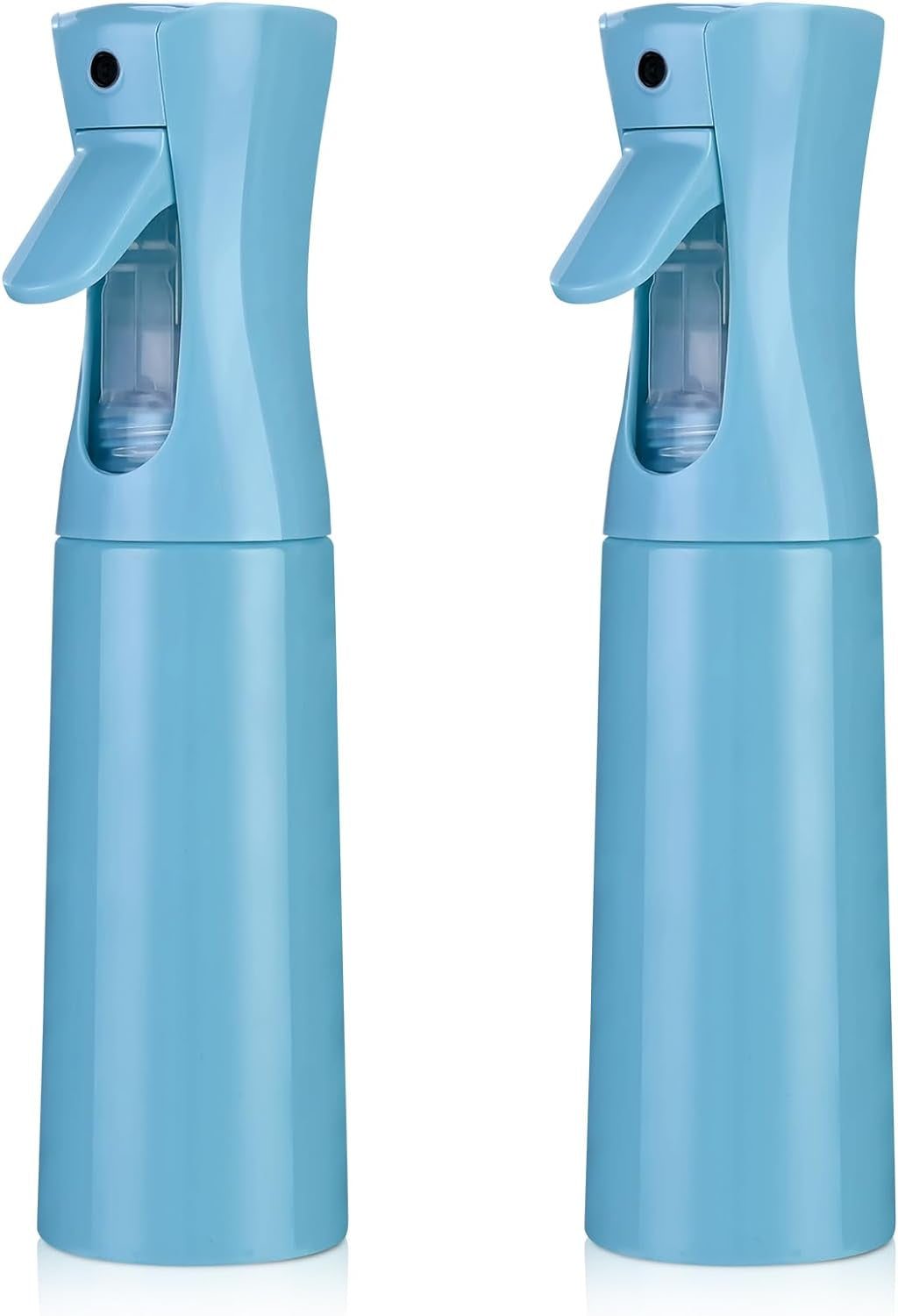 Continuous Spray Bottle for Hair (10.1Oz/300Ml) 2 Pack Home Essentials Spray Bottles for Cleaning Empty Ultra Fine Water Mister Sprayer for Hairstyling Garden Plants Curly Hair Perfume Etc