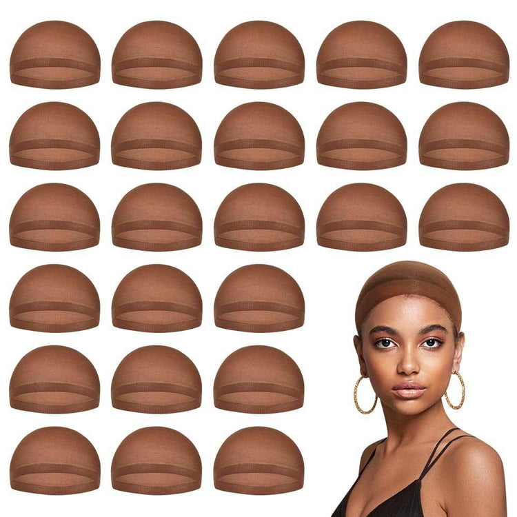 Black Wig Caps for Women, Nylon Hair Caps for Wig, 24 PiecesMYKURS stocking wig caps keep your hair securely in place under your wig, let you wear the wig comfortably without it loosening for hours.
These cap for wigs are madWomen, Nylon Hair Caps