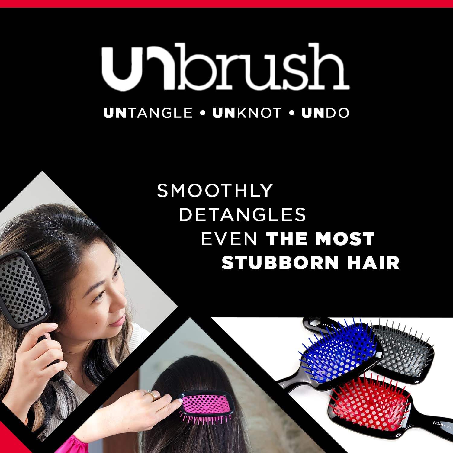 Unbrush Wet & Dry Vented Detangling Hair Brush