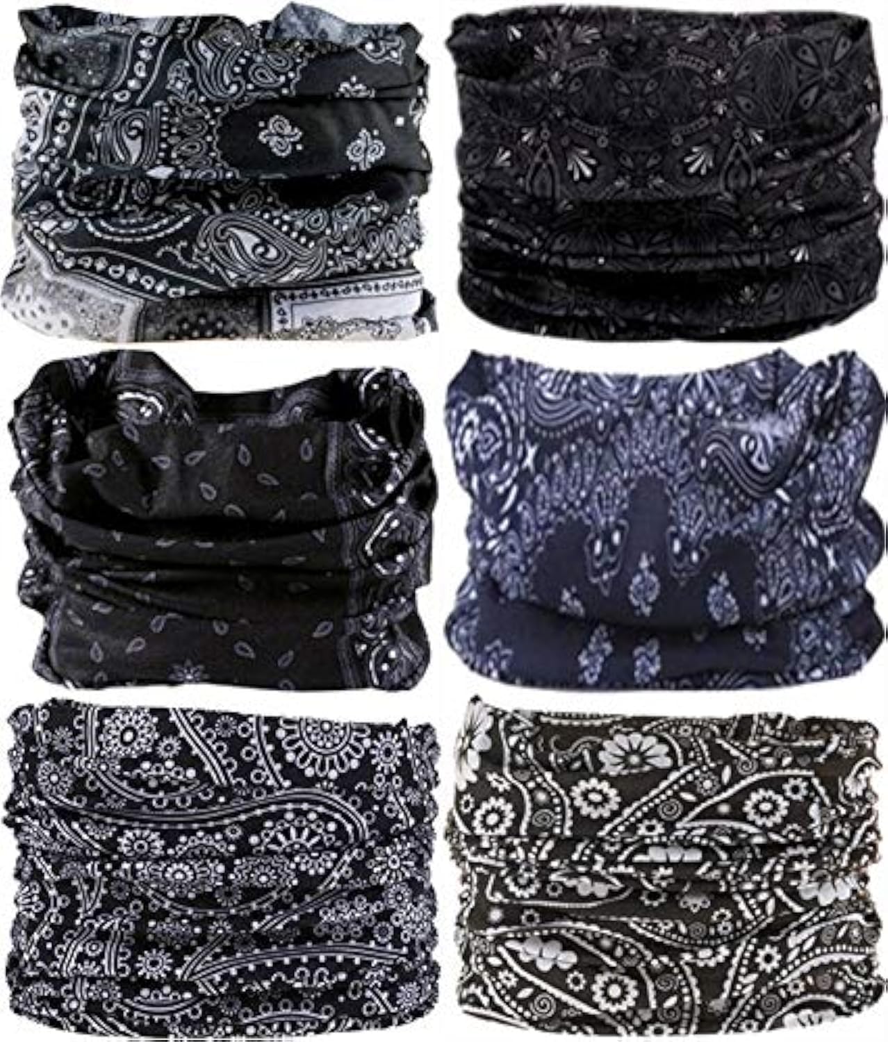Headband Neck Gaiter Head Wrap Headwear Face Mask Magic Scarf Bandana for Men and Women