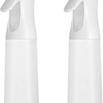 Continuous Spray Bottle for Hair (10.1Oz/300Ml) 2 Pack Home Essentials Spray Bottles for Cleaning Empty Ultra Fine Water Mister Sprayer for Hairstyling Garden Plants Curly Hair Perfume Etc