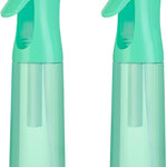 Continuous Spray Bottle for Hair (10.1Oz/300Ml) 2 Pack Home Essentials Spray Bottles for Cleaning Empty Ultra Fine Water Mister Sprayer for Hairstyling Garden Plants Curly Hair Perfume Etc