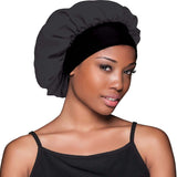 Evolve Evolve Satin Wide Edge Bonnet Black