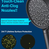 High Pressure Filtered 6 Spray Mode Showerhead
