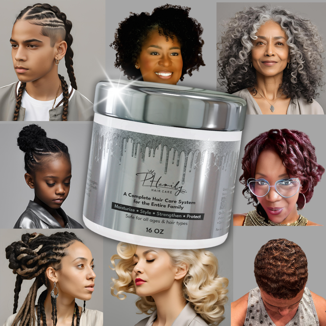 NEW PHamily Hair Care – The Ultimate All-in-One Moisturizer & Styler (16 oz)