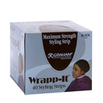 Wrapp-It Styling Strips for Natural Hair Wrap and Molded Styles by  Beauty (40 Strips)