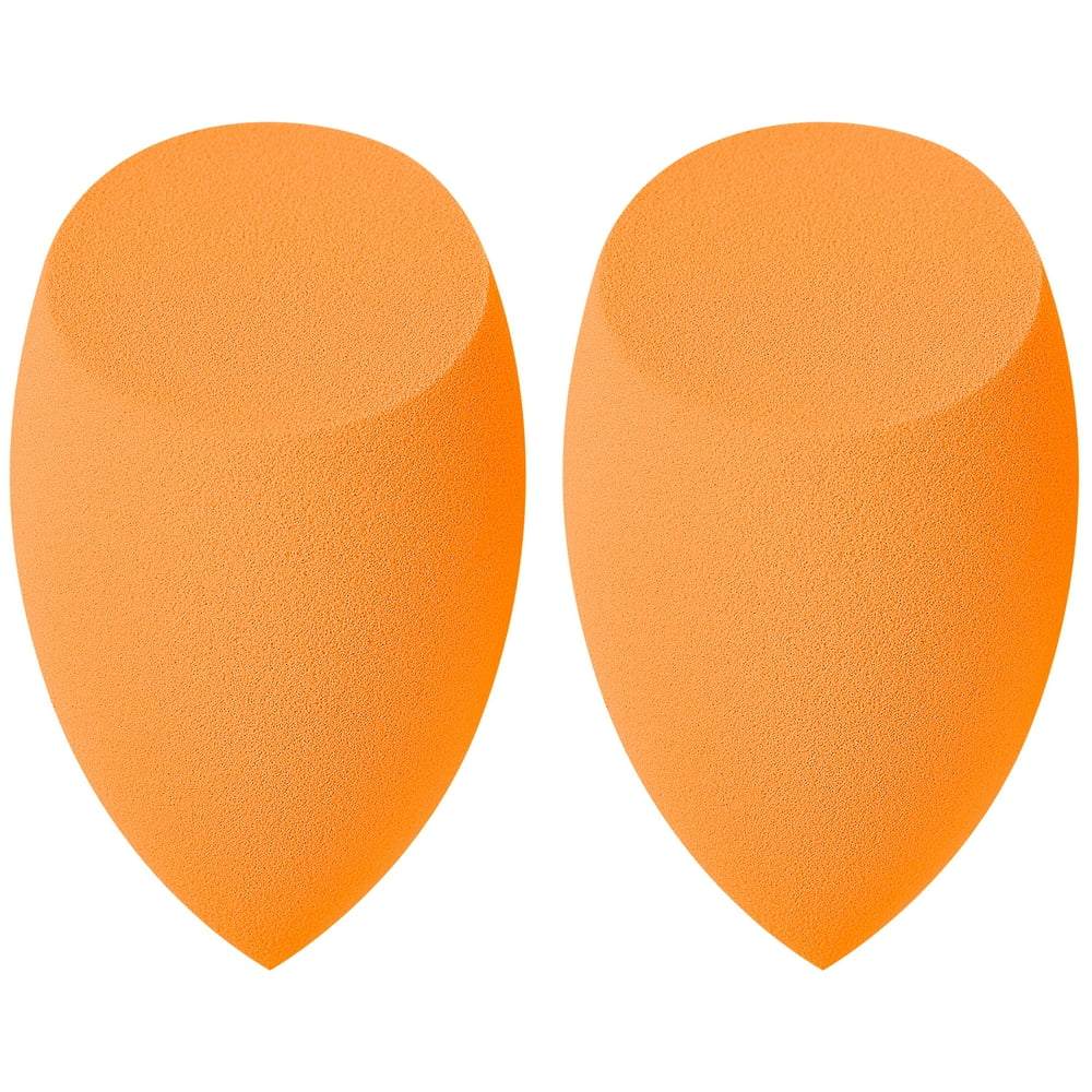 Miracle Complexion Makeup Sponge, Makeup Sponge for Foundation, Orange, 2 Count