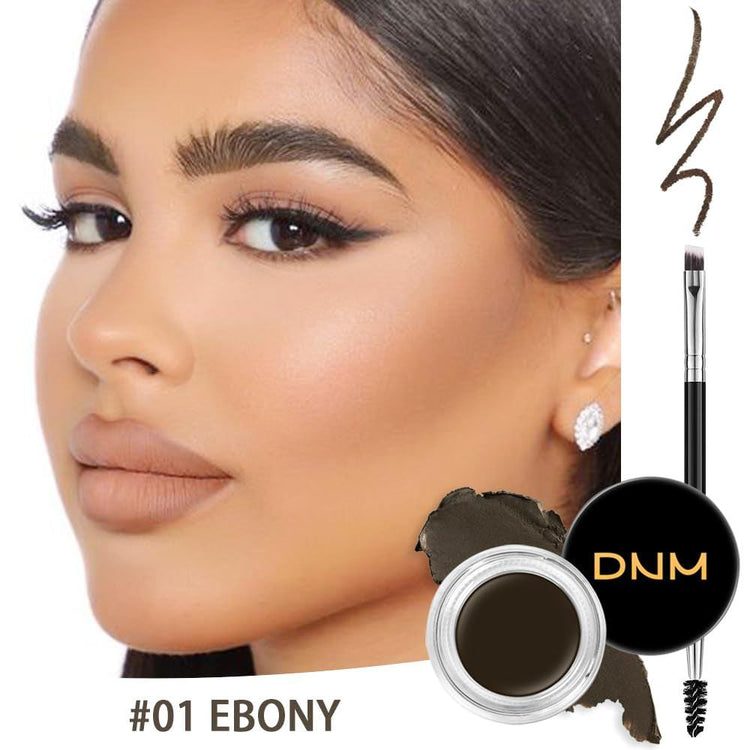 Eyebrow Stamp Pencil Kit for Eyebrows, Makeup Brow Stamp Trio Kit with❤【Eyebrow Pencil Eyeliner Stencil Kit】Included Eyebrow Pencil, Liquid Eyeliner, Eyebrow Pomade, 10 Eyebrow Stencils and Dual-ended Eyebrow Brush.Instantly outlines, Waterproof Eyebrow Pencil, Eyeliner, Eyebrow Pomade, 10 Eyebrow Stencils