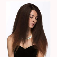Coarse Straight Kinky Straight Clip-In Virgin Human Hair Extensions