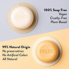 Shampoo Bar & Conditioner 2In1 with Jojoba Oil for Itchy Scalp & Dandruff, Moisturizes & Cleans Scalp, 99% Natural Origin Ingredients, Sustainably Sourced Beeswax, Free from Preservatives, Silicones, Soap, & Dyes, with Plastic Free Packaging, 3.5 Oz