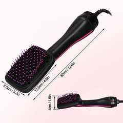 Hair Dryer Brush, Jungle Wave 2 in 1 Negative Ion Blow Dryer with Comb, Fast Drying Hair Dryer Hot Air Brush