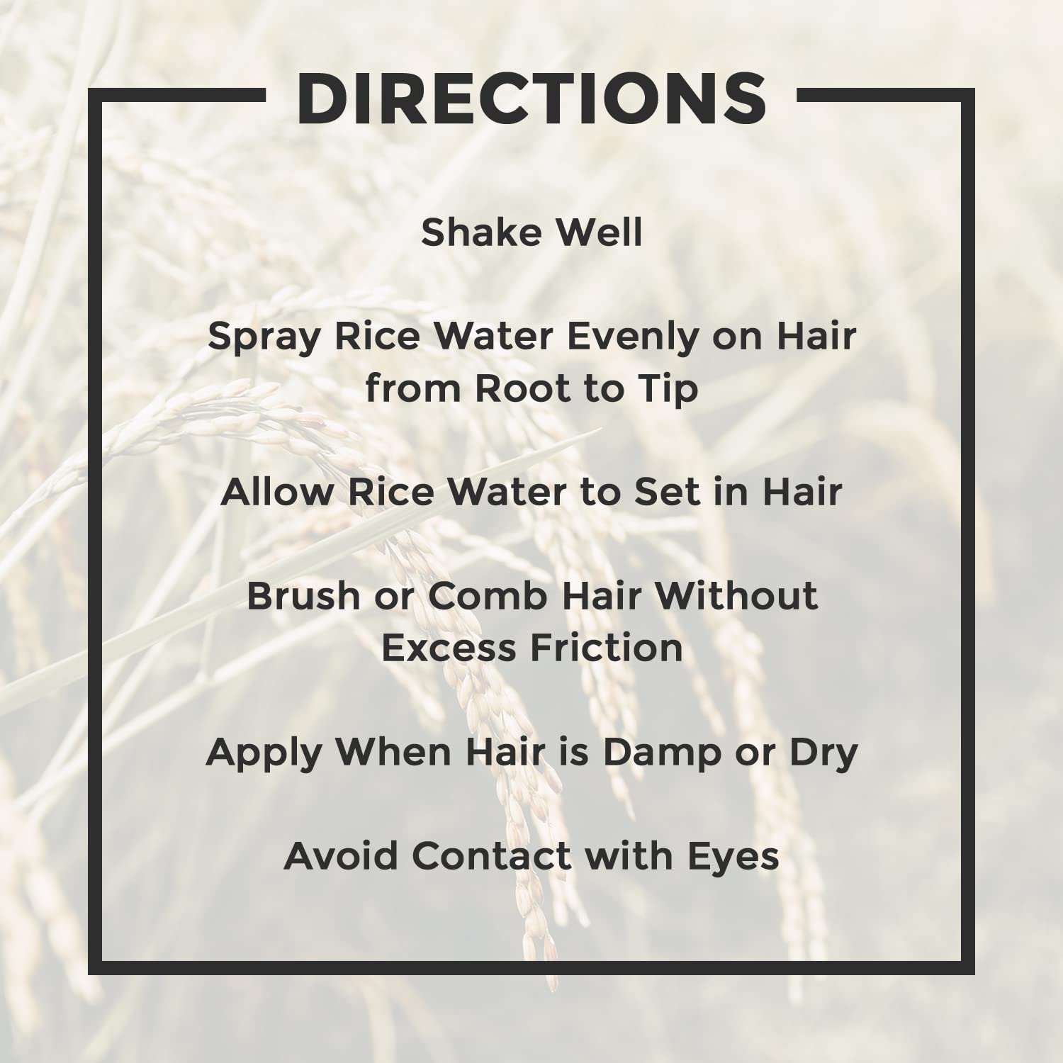 Rice Water for Hair Growth by , Thickness, Strength, Shine - Natural LNOURISHING &amp; HYDRATING HAIR SPRAY: Our Rice Water Spray is specially formulated with vitamin-rich ingredients including rose water, and aloe vera to quickly and Scalp, Dry Split End Moisturizer - Mist Spray