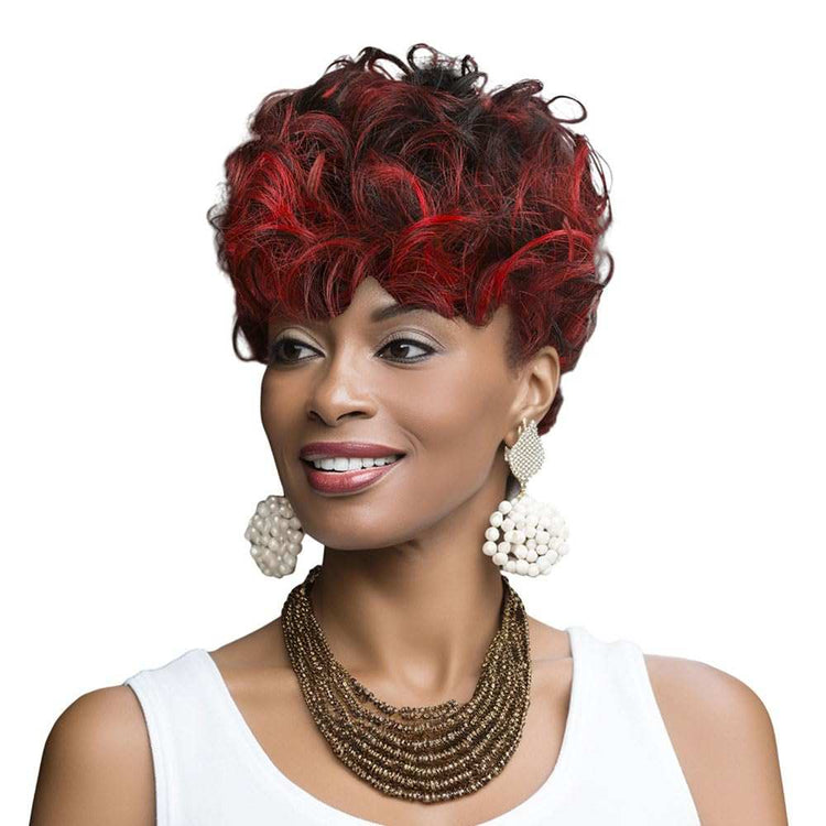 Grey Pixie Cut Wig with Bangs - Short and Fluffy, Natural Wavy Style for Black Women (Grey)











Worried that your wispy locks can't accommodate a bold short hairstyle? The combination of pixie cut hair and Gray color can give you a smartFluffy, Natural Wavy Style