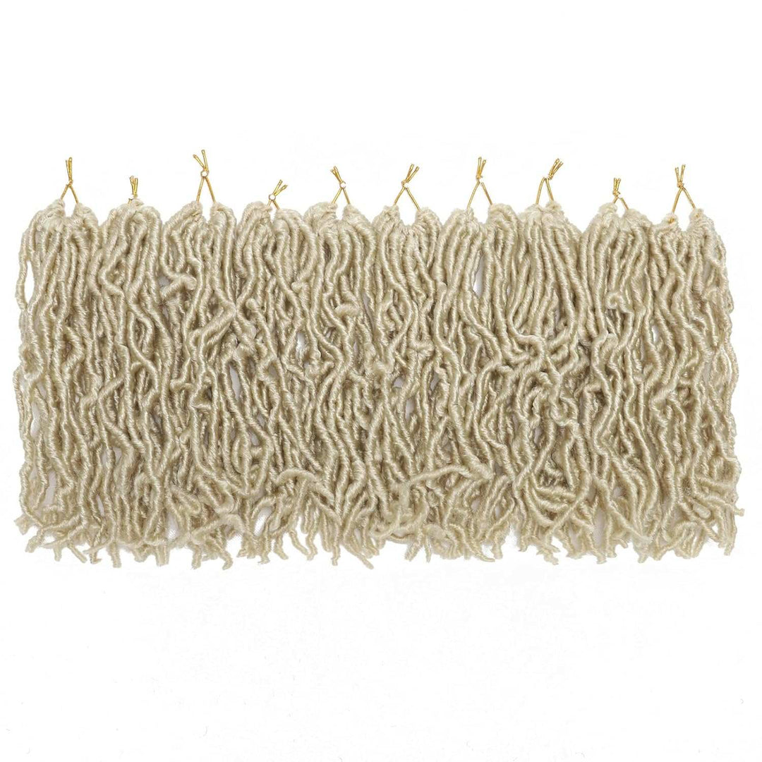 8 Packs Short Faux Locs Crochet Hair - 120 Strands, 12 Inch Soft Wavy ♕TEXTURE: Natural Texture ,Soft Faux Locs Crochet Hair 100% Handmade Low Temperature Synthetic Fiber,No Smell.
♕SIZE:12Inch Short Locs Crochet Hair 15 Strands/Pack,U8 Packs Short Faux Locs Crochet Hair - 120 Strands, 12 Inch Soft Wavy Dreadlocks, Pre-Looped