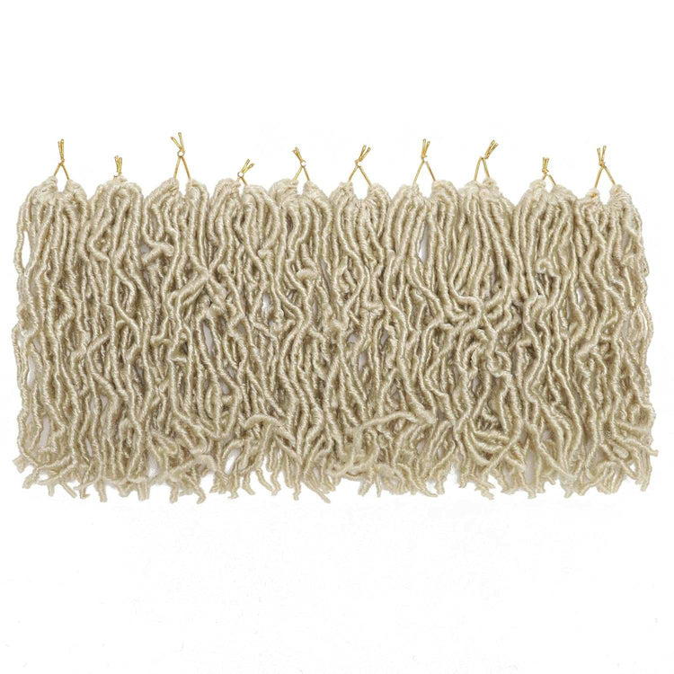 8 Packs Short Faux Locs Crochet Hair - 120 Strands, 12 Inch Soft Wavy ♕TEXTURE: Natural Texture ,Soft Faux Locs Crochet Hair 100% Handmade Low Temperature Synthetic Fiber,No Smell.
♕SIZE:12Inch Short Locs Crochet Hair 15 Strands/Pack,U8 Packs Short Faux Locs Crochet Hair - 120 Strands, 12 Inch Soft Wavy Dreadlocks, Pre-Looped