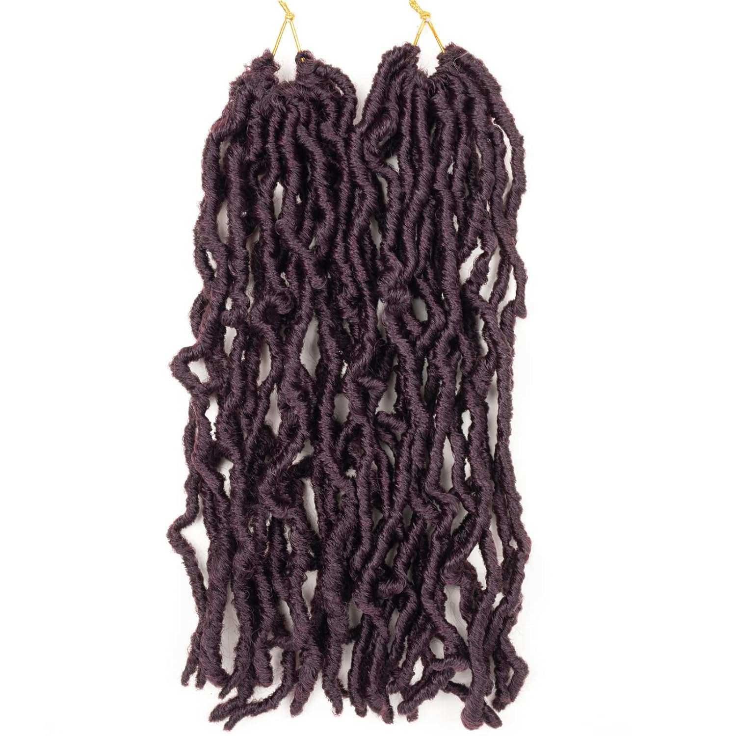 8 Packs Short Faux Locs Crochet Hair - 120 Strands, 12 Inch Soft Wavy ♕TEXTURE: Natural Texture ,Soft Faux Locs Crochet Hair 100% Handmade Low Temperature Synthetic Fiber,No Smell.
♕SIZE:12Inch Short Locs Crochet Hair 15 Strands/Pack,U8 Packs Short Faux Locs Crochet Hair - 120 Strands, 12 Inch Soft Wavy Dreadlocks, Pre-Looped