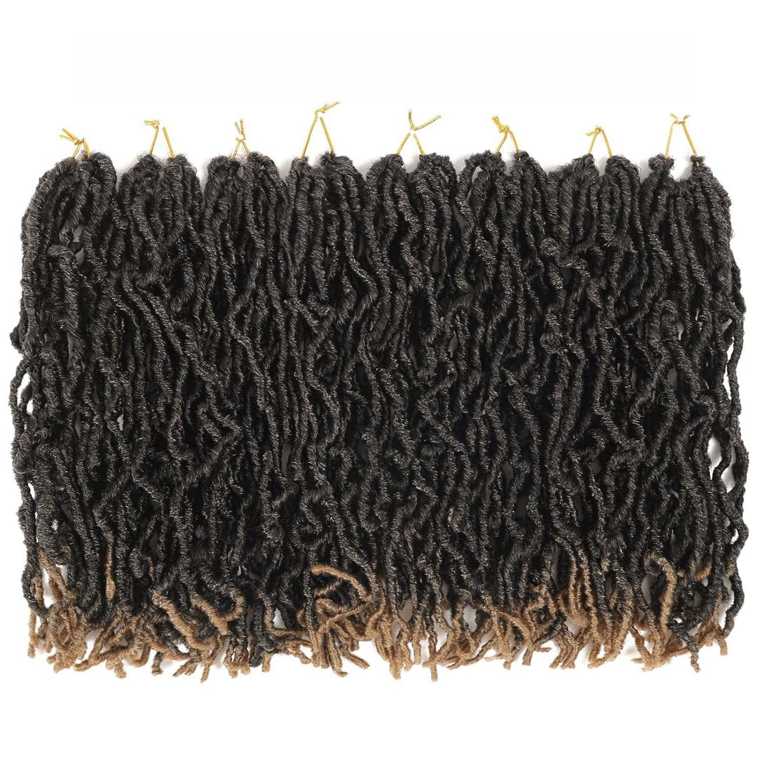 8 Packs Short Faux Locs Crochet Hair - 120 Strands, 12 Inch Soft Wavy ♕TEXTURE: Natural Texture ,Soft Faux Locs Crochet Hair 100% Handmade Low Temperature Synthetic Fiber,No Smell.
♕SIZE:12Inch Short Locs Crochet Hair 15 Strands/Pack,U8 Packs Short Faux Locs Crochet Hair - 120 Strands, 12 Inch Soft Wavy Dreadlocks, Pre-Looped