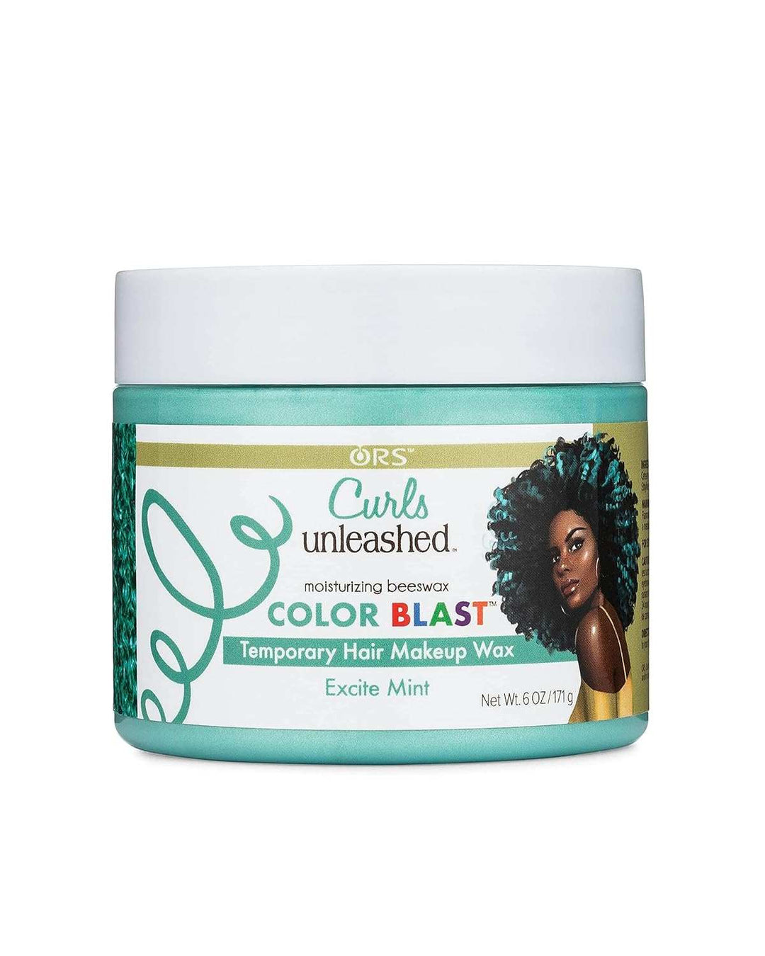 Color Blast Hair Wax, Temporary Curl Defining Wax, Sangria, (6.0 Oz)