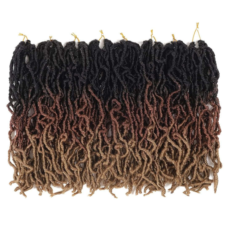 8 Packs Short Faux Locs Crochet Hair - 120 Strands, 12 Inch Soft Wavy ♕TEXTURE: Natural Texture ,Soft Faux Locs Crochet Hair 100% Handmade Low Temperature Synthetic Fiber,No Smell.
♕SIZE:12Inch Short Locs Crochet Hair 15 Strands/Pack,U8 Packs Short Faux Locs Crochet Hair - 120 Strands, 12 Inch Soft Wavy Dreadlocks, Pre-Looped