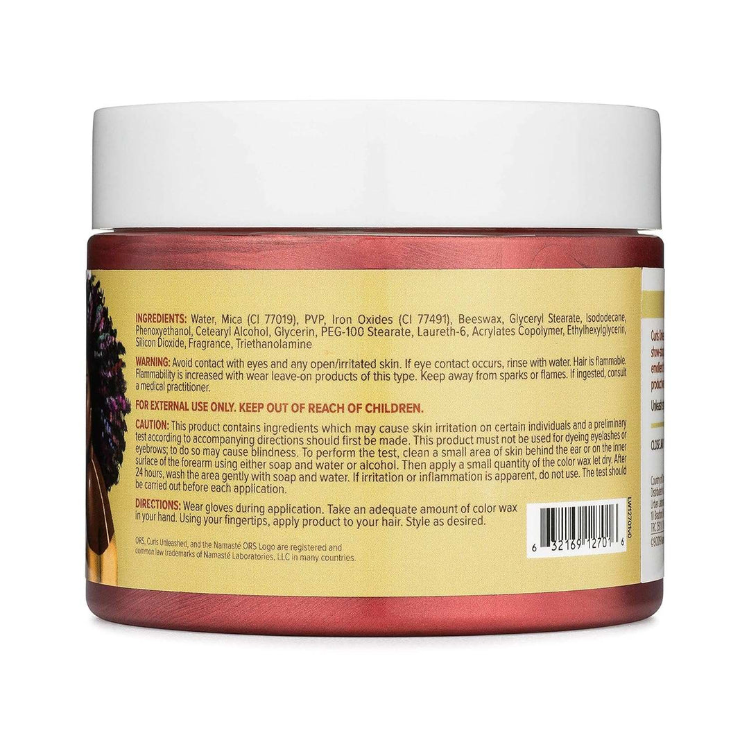 Color Blast Hair Wax, Temporary Curl Defining Wax, Sangria, (6.0 Oz)