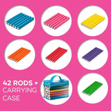 Heatless Flexible Hair Rollers Curlers 42-pack 7" Soft Foam Flexi TwisHair Roller Set: Great alternative to velcro, these rollers come in 42 pieces, all 7-inches with 6 thickness types. Perfect for curling short, medium, and long hair.Heatless Flexible Hair Rollers Curlers 42-pack 7" Soft Foam Flexi Twist