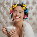 Heatless Flexible Hair Rollers Curlers 42-pack 7" Soft Foam Flexi TwisHair Roller Set: Great alternative to velcro, these rollers come in 42 pieces, all 7-inches with 6 thickness types. Perfect for curling short, medium, and long hair.Heatless Flexible Hair Rollers Curlers 42-pack 7" Soft Foam Flexi Twist