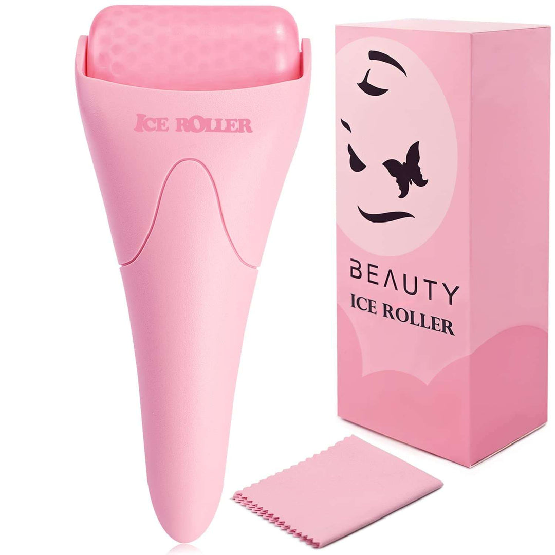 Ice Roller for Face, Eyes and Whole Body Relief, Face Roller Skin Care𝗦𝗢𝗢𝗧𝗛𝗘 𝗔𝗡𝗗 𝗥𝗘𝗙𝗥𝗘𝗦𝗛 𝗬𝗢𝗨𝗥 𝗦𝗞𝗜𝗡 - Our ice roller helps reduce puffiness, redness, and inflammation, leaving your skin looking and feeling refresBody Relief, Face Roller Skin Care Tool