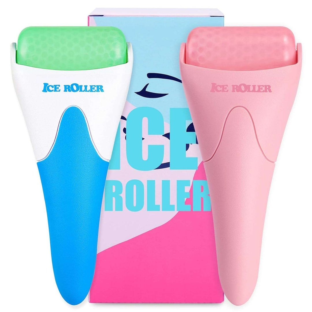 Ice Roller for Face, Eyes and Whole Body Relief, Face Roller Skin Care𝗦𝗢𝗢𝗧𝗛𝗘 𝗔𝗡𝗗 𝗥𝗘𝗙𝗥𝗘𝗦𝗛 𝗬𝗢𝗨𝗥 𝗦𝗞𝗜𝗡 - Our ice roller helps reduce puffiness, redness, and inflammation, leaving your skin looking and feeling refresBody Relief, Face Roller Skin Care Tool