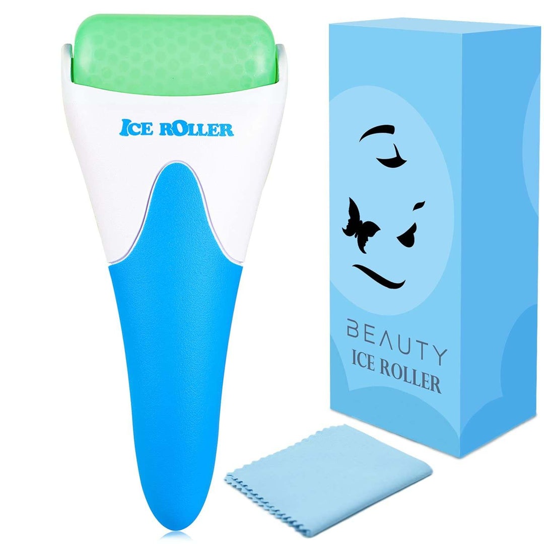 Ice Roller for Face, Eyes and Whole Body Relief, Face Roller Skin Care𝗦𝗢𝗢𝗧𝗛𝗘 𝗔𝗡𝗗 𝗥𝗘𝗙𝗥𝗘𝗦𝗛 𝗬𝗢𝗨𝗥 𝗦𝗞𝗜𝗡 - Our ice roller helps reduce puffiness, redness, and inflammation, leaving your skin looking and feeling refresBody Relief, Face Roller Skin Care Tool