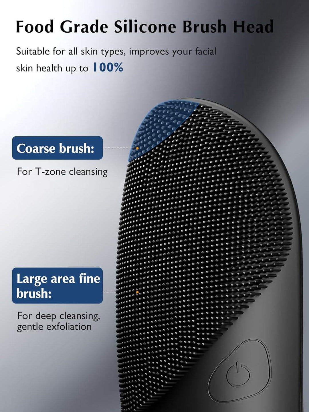 Face Scrubber Facial Cleansing Brush:  IPX7 Waterproof Rechargeable FaEASY CLEANSING FOR BEST SKIN: COSLUS facial cleansing brush is made of super soft food-grade silicone, suitable for all skin types. The silicone face scrubber removeIPX7 Waterproof Rechargeable Face Brush, 4 Cleansing Modes