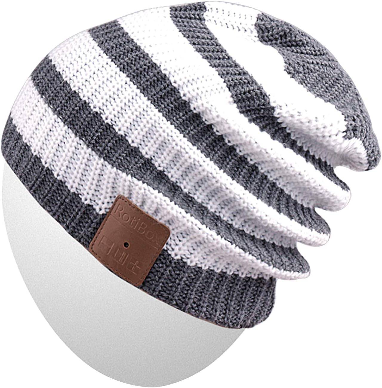 Bluetooth Beanie Hat Wireless Headphone for Outdoor Sports Xmas Gifts