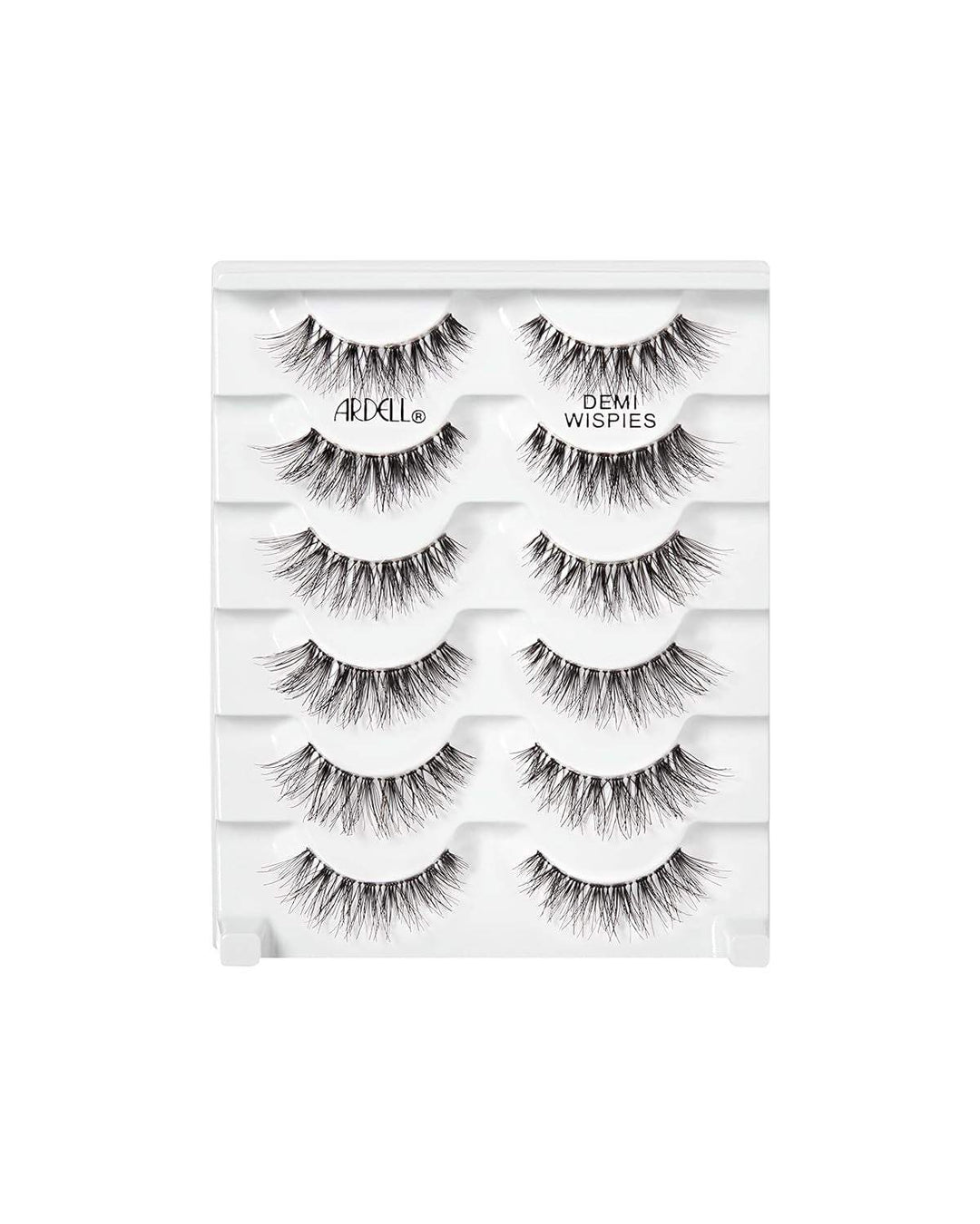 False Eyelashes Demi Wispies Black, 1 Pack (6 Pairs per Pack)