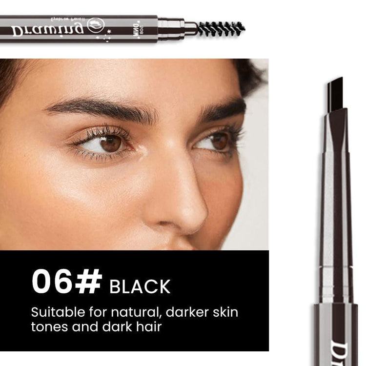 Eyebrow Stamp Pencil Kit for Eyebrows, Makeup Brow Stamp Trio Kit with❤【Eyebrow Pencil Eyeliner Stencil Kit】Included Eyebrow Pencil, Liquid Eyeliner, Eyebrow Pomade, 10 Eyebrow Stencils and Dual-ended Eyebrow Brush.Instantly outlines, Waterproof Eyebrow Pencil, Eyeliner, Eyebrow Pomade, 10 Eyebrow Stencils