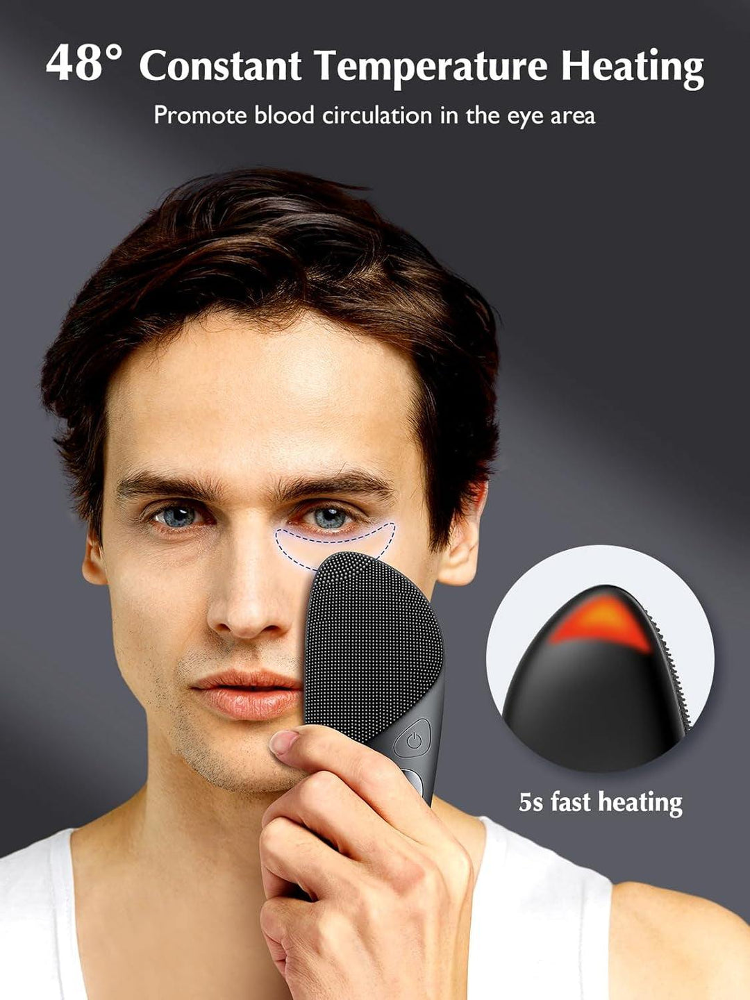 Face Scrubber Facial Cleansing Brush:  IPX7 Waterproof Rechargeable FaEASY CLEANSING FOR BEST SKIN: COSLUS facial cleansing brush is made of super soft food-grade silicone, suitable for all skin types. The silicone face scrubber removeIPX7 Waterproof Rechargeable Face Brush, 4 Cleansing Modes